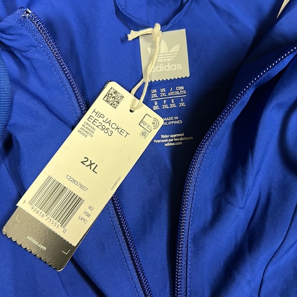 Adidas wind breaker anorak pullover jacket - Picture 2 of 2